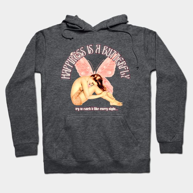 Lana Del Rey Happiness Is a Butterfly Lyrics Hoodie by gospelspider